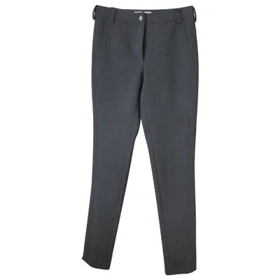 Pre-owned Gerard Darel Slim Pants In Anthracite