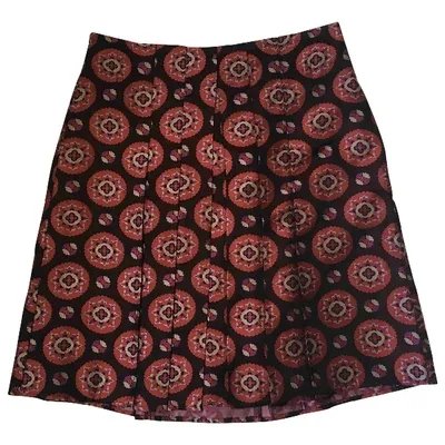 Pre-owned Diane Von Furstenberg Silk Mid-length Skirt In Multicolour