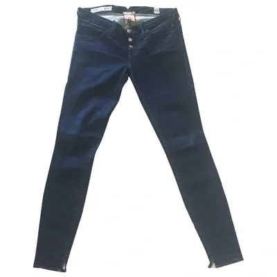 Pre-owned Cycle Slim Jeans In Blue