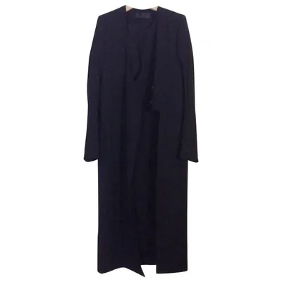 Pre-owned Haider Ackermann Wool Coat In Black