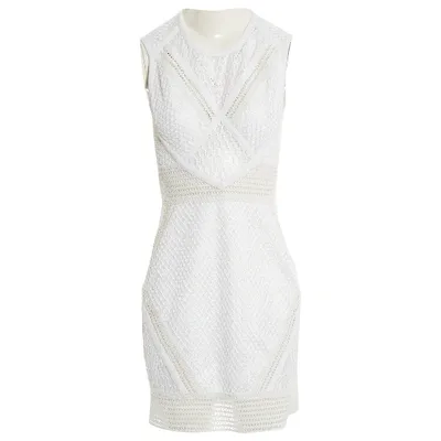 Pre-owned Jonathan Simkhai Mini Dress In White