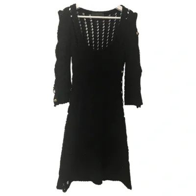 Pre-owned Philipp Plein Mid-length Dress In Black