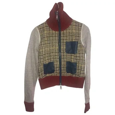 Pre-owned Dsquared2 Wool Short Vest In Multicolour