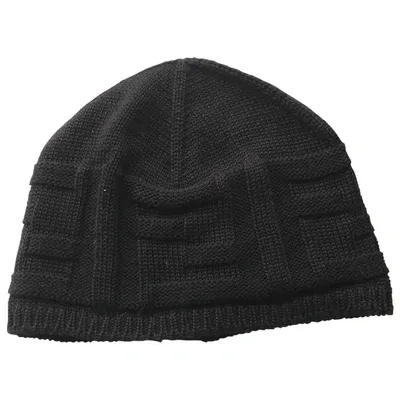 Pre-owned Fendi Wool Beanie In Brown