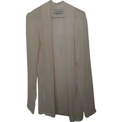 Pre-owned Christian Wijnants Silk Blouse In White