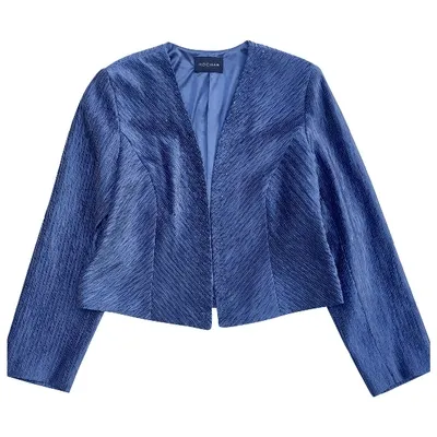 Pre-owned Rochas Jacket In Blue