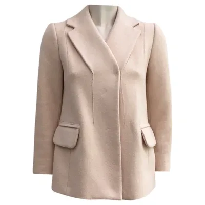 Pre-owned Carven Wool Jacket In Beige