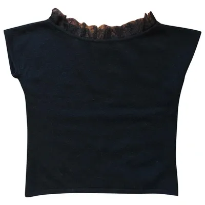 Pre-owned Blumarine Wool Jumper In Black