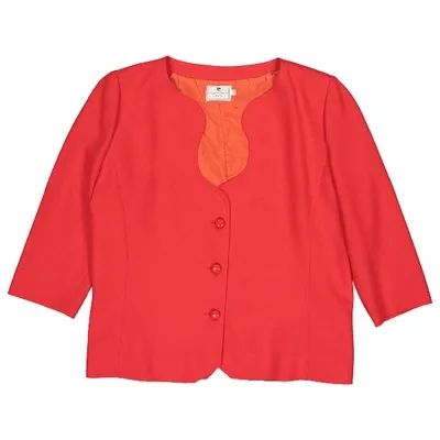 Pre-owned Courrèges Wool Jacket In Red