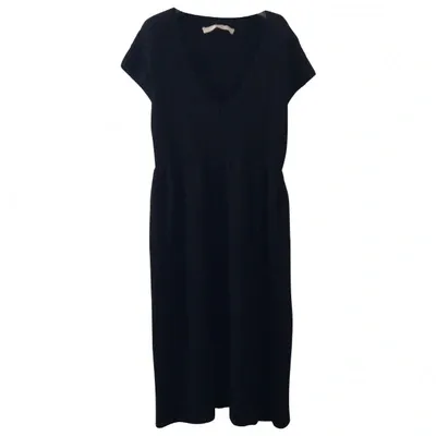 Pre-owned Jucca Wool Mid-length Dress In Black