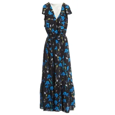 Pre-owned Borgo De Nor Maxi Dress In Black