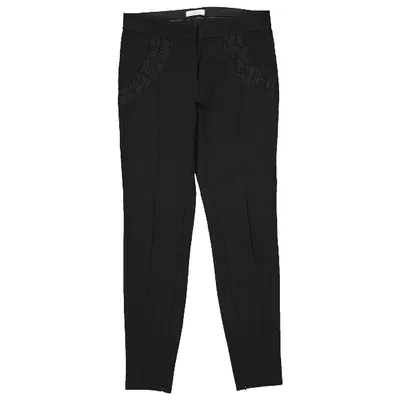 Pre-owned Nina Ricci Slim Pants In Black