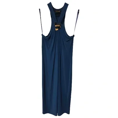 Pre-owned Roberto Cavalli Mid-length Dress In Blue