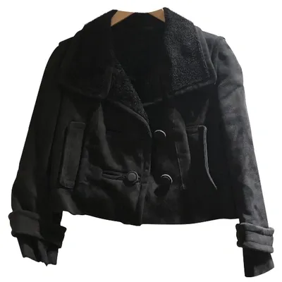 Pre-owned Paule Ka Biker Jacket In Black