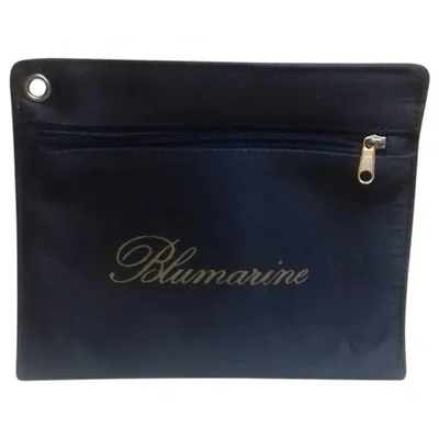 Pre-owned Blumarine Clutch Bag In Blue