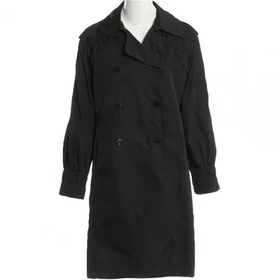 Pre-owned Pringle Of Scotland Coat In Black