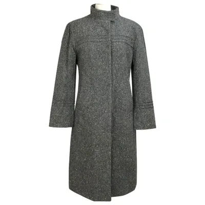 Pre-owned Iceberg Wool Coat In Grey