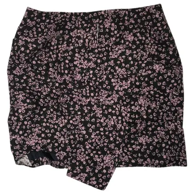 Pre-owned Magda Butrym Mini Skirt In Multicolour