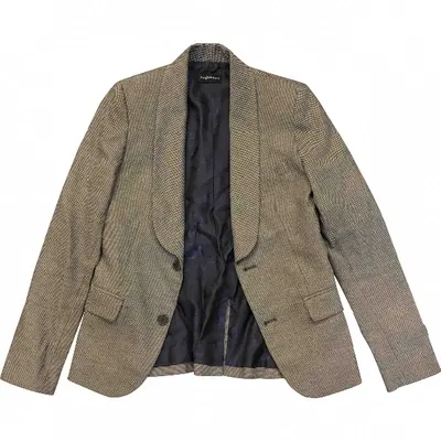 Pre-owned Zadig & Voltaire Anthracite Polyester Jacket