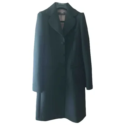 Pre-owned Dolce & Gabbana Wool Coat In Black