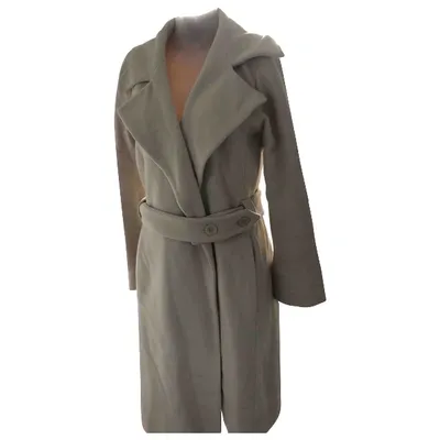 Pre-owned Vanessa Bruno Wool Coat In Beige