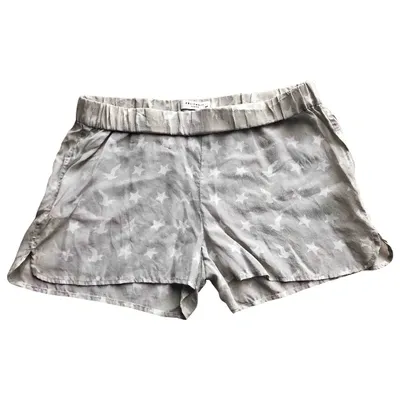 Pre-owned Equipment Silk Mini Short In Grey