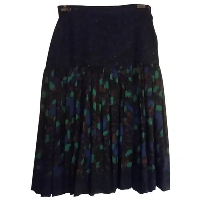 Pre-owned Missoni Wool Mid-length Skirt In Multicolour