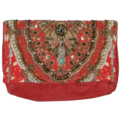 Pre-owned Camilla Clutch Bag In Red