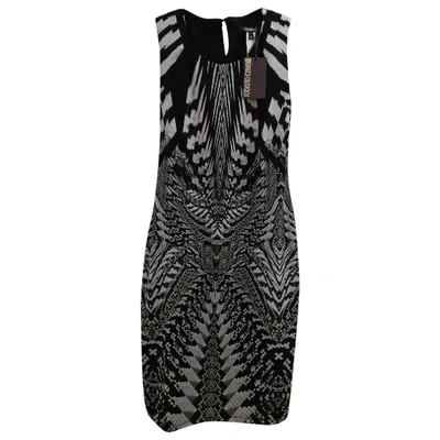 Pre-owned Roberto Cavalli Mid-length Dress In Black