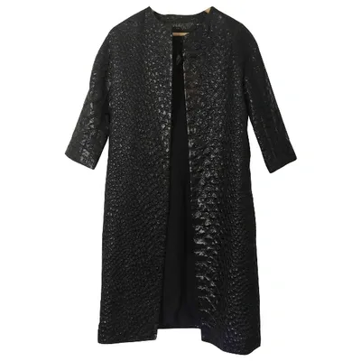 Pre-owned Giambattista Valli Coat In Black