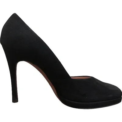 Pre-owned Jean-michel Cazabat Heels In Black