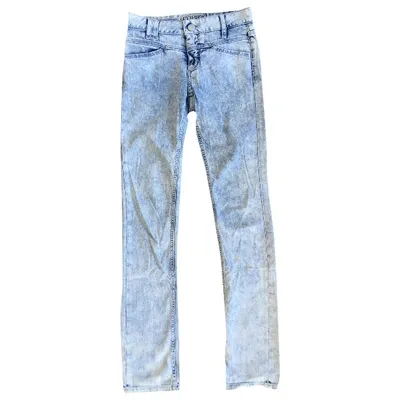 Pre-owned Closed Blue Cotton - Elasthane Jeans