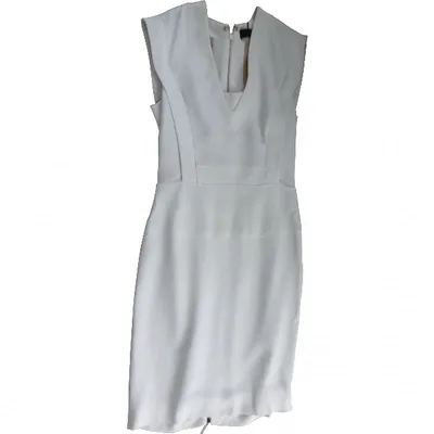 Pre-owned Elie Saab Mid-length Dress In Ecru