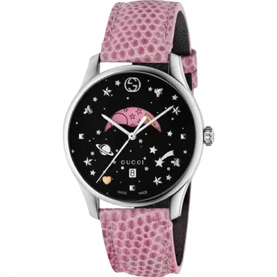 Pre-owned Gucci G-timeless Watch In Pink