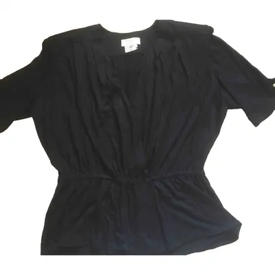 Pre-owned Nina Ricci Black Cotton Top