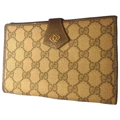 Pre-owned Gucci Leather Wallet In Brown