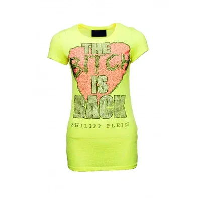 Pre-owned Philipp Plein T-shirt In Yellow