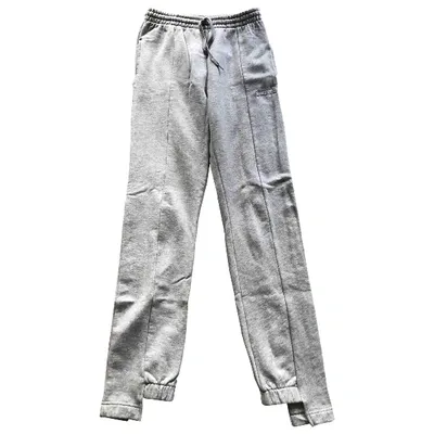 Pre-owned Vetements Trousers In Grey