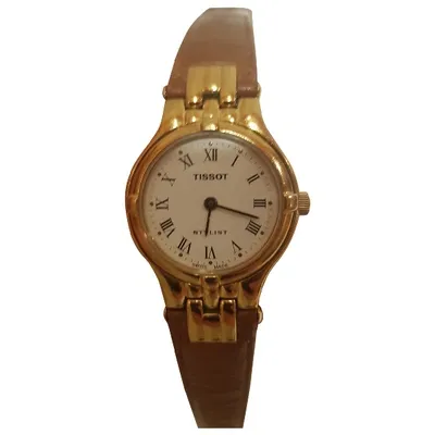 Pre-owned Tissot Watch In Gold