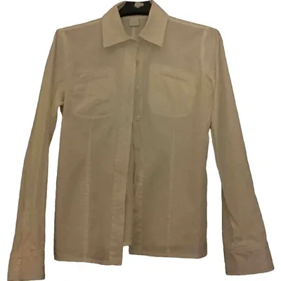 Pre-owned Fay White Cotton Top