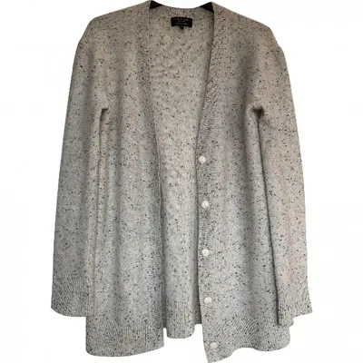 Pre-owned Rag & Bone Cashmere Cardigan In Grey