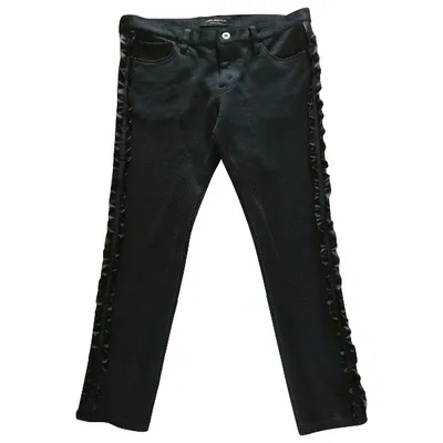 Pre-owned Junya Watanabe Slim Pants In Black