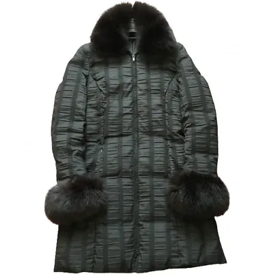 Pre-owned Blumarine Puffer In Black