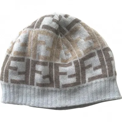 Pre-owned Fendi Cashmere Hat In Multicolour