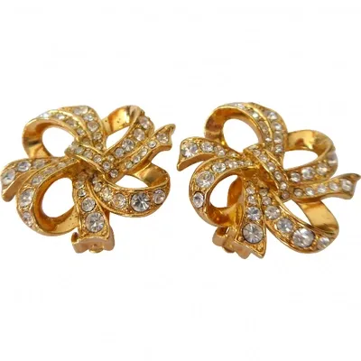 Pre-owned Kenneth Jay Lane Earrings In Gold