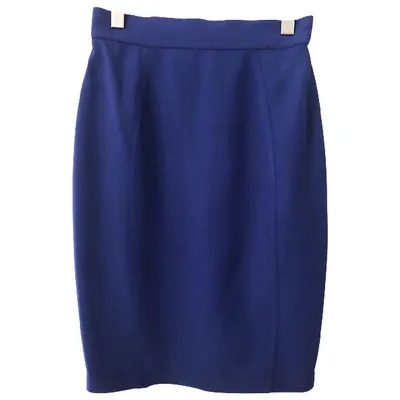 Pre-owned Mugler Skirt In Blue