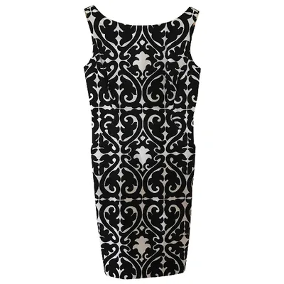 Pre-owned Milly Mid-length Dress In Black