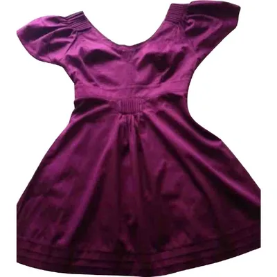 Pre-owned Diane Von Furstenberg Dress In Purple