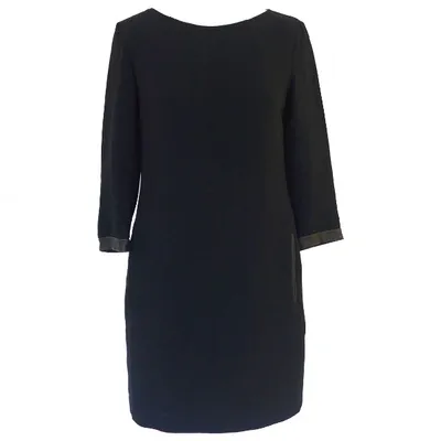 Pre-owned Rag & Bone Wool Mini Dress In Black