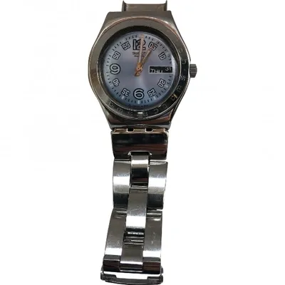 Pre-owned Swatch Watch In Silver